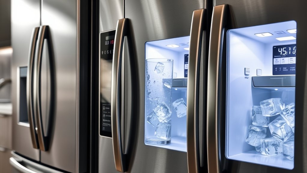 refrigerator capacity and features