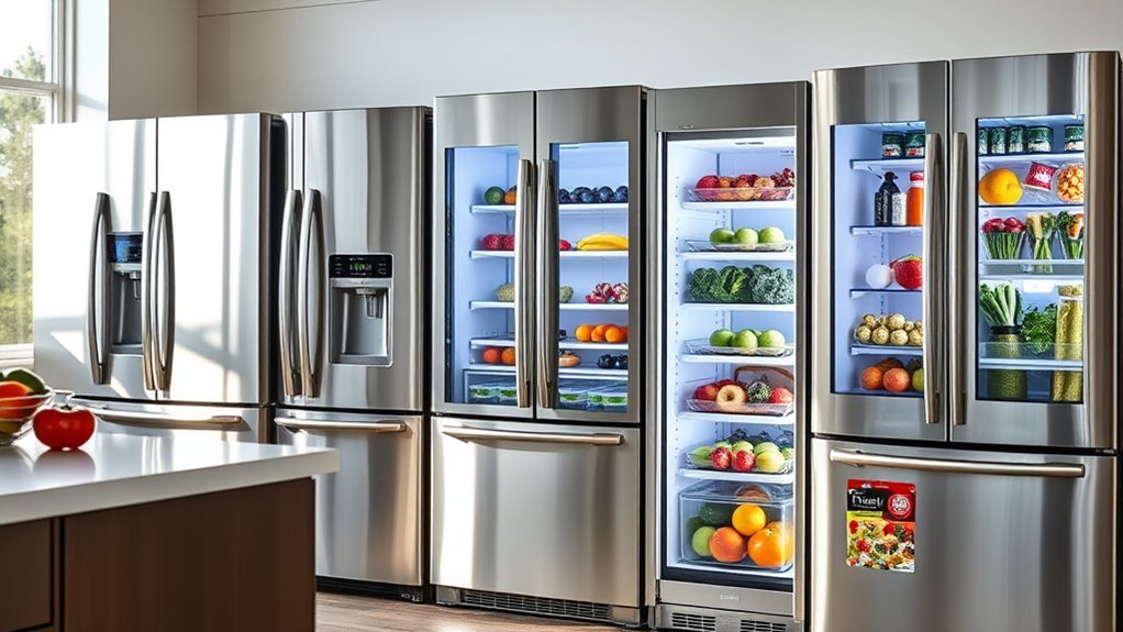 refrigerator capacity and features