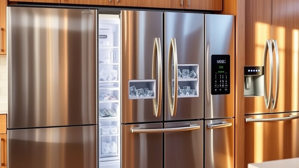 refrigerator capacity and features