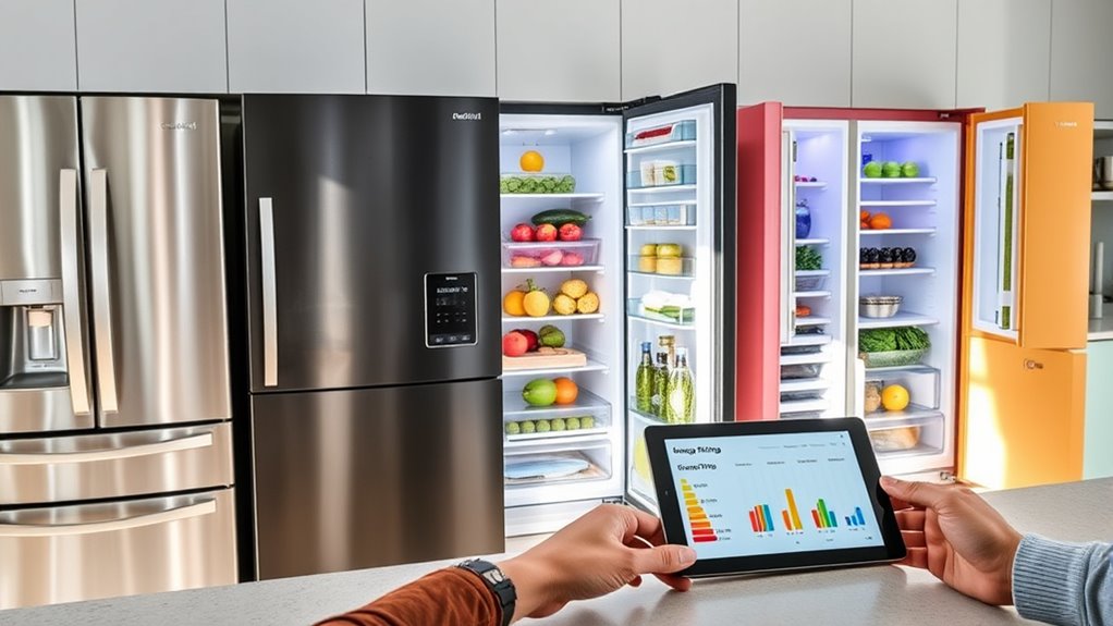 refrigerator capacity efficiency and noise