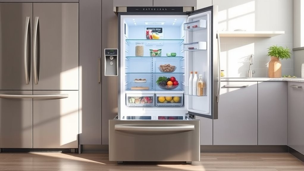 refrigerator capacity efficiency noise