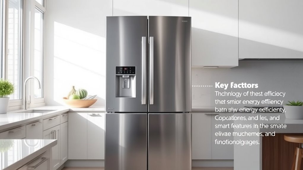 refrigerator features and capacity