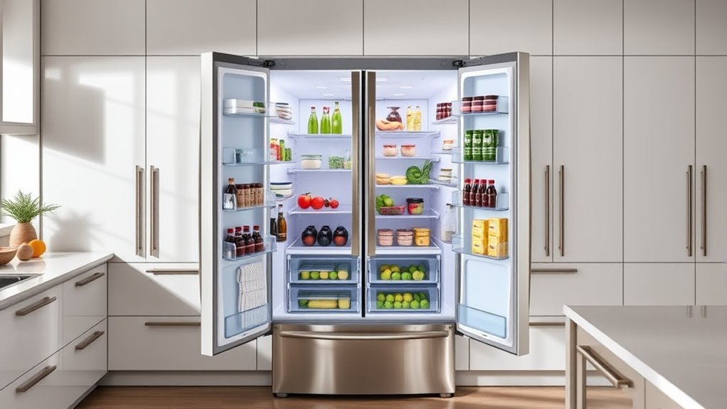 refrigerator features and design