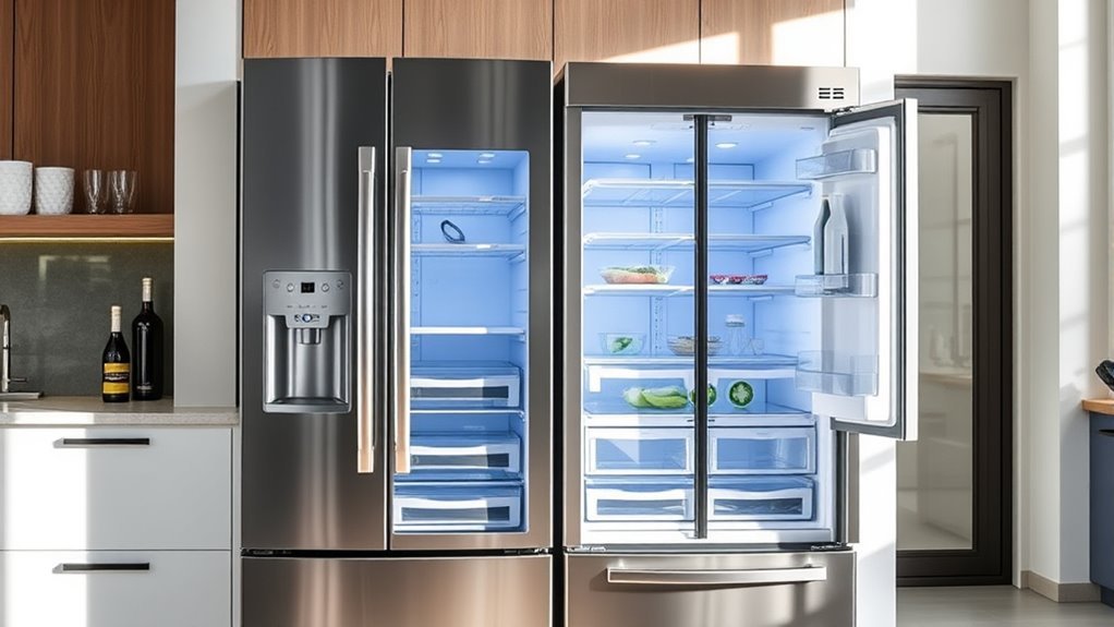 refrigerator features and design