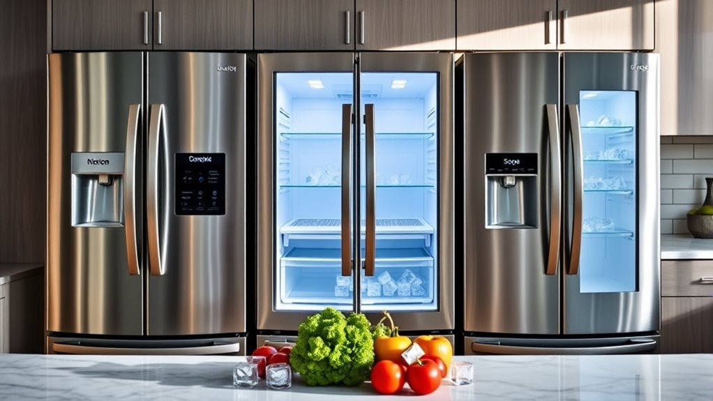 refrigerator features and design