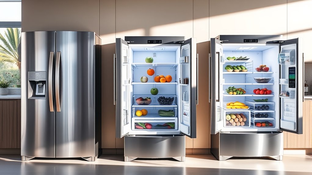 refrigerator features and efficiency