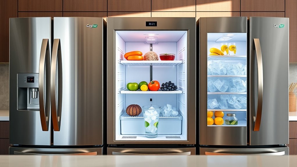 refrigerator features and efficiency