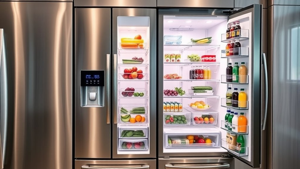 refrigerator features and efficiency