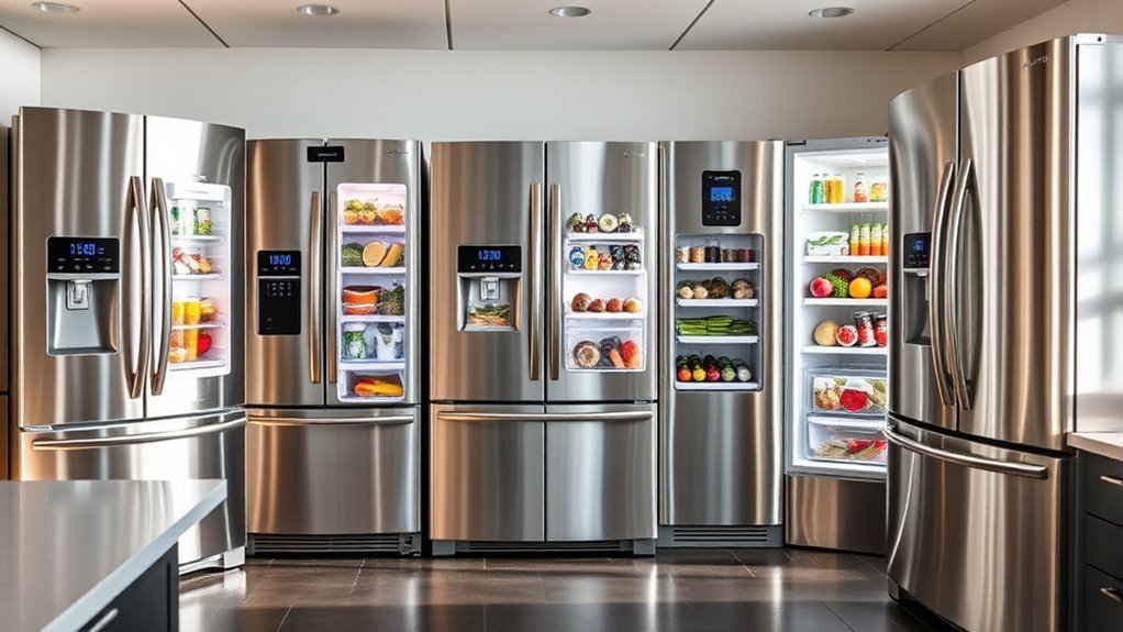refrigerator features and options
