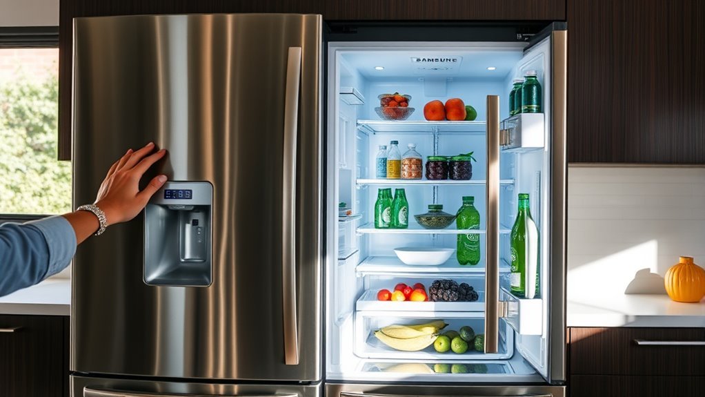 refrigerator features and options
