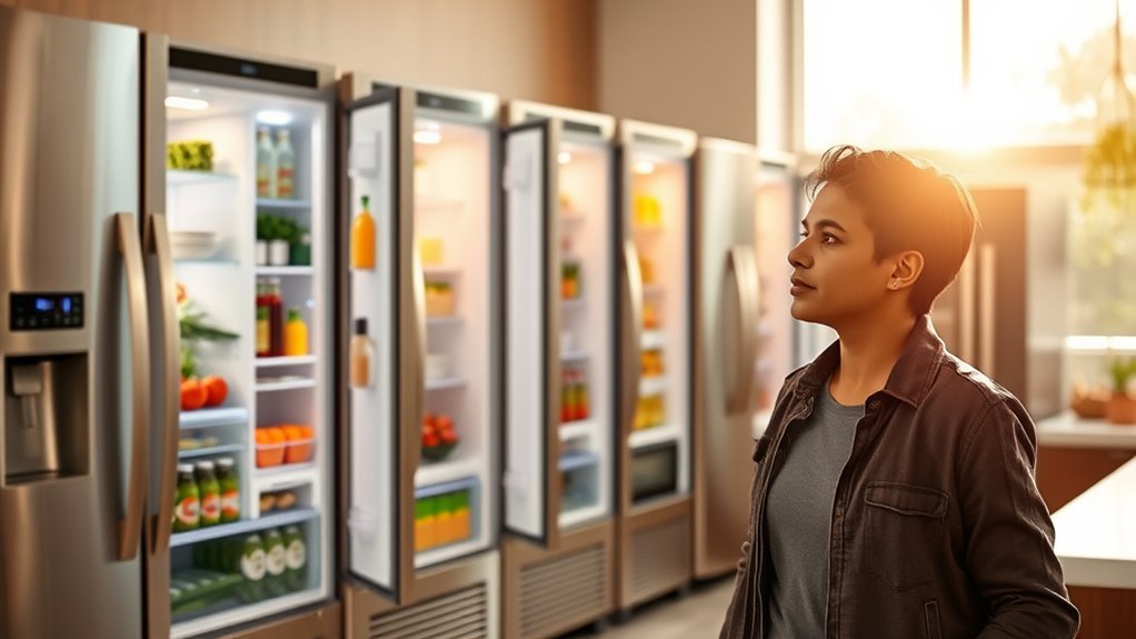refrigerator features and options