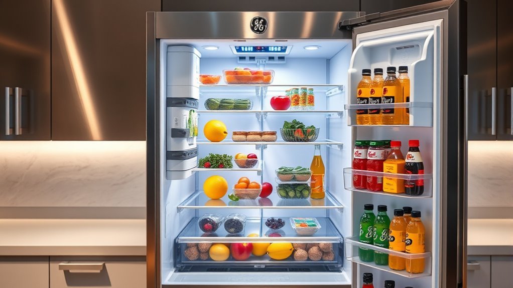 refrigerator features and specifications