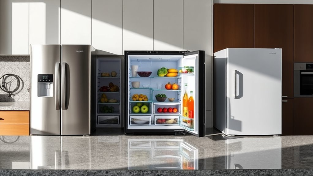 refrigerator features and specs