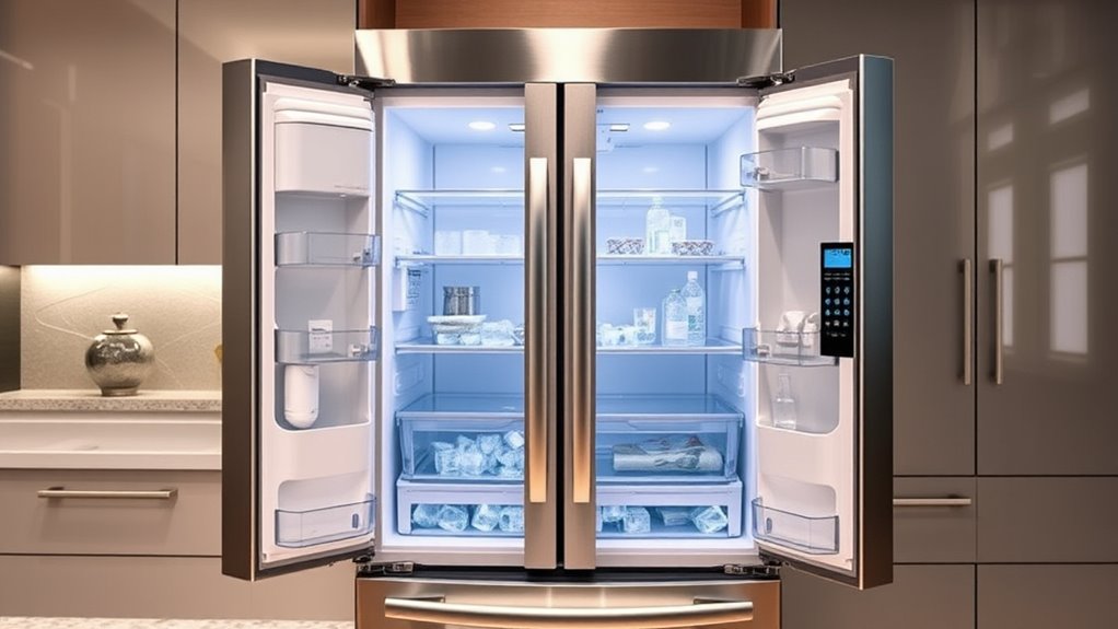 refrigerator features and style