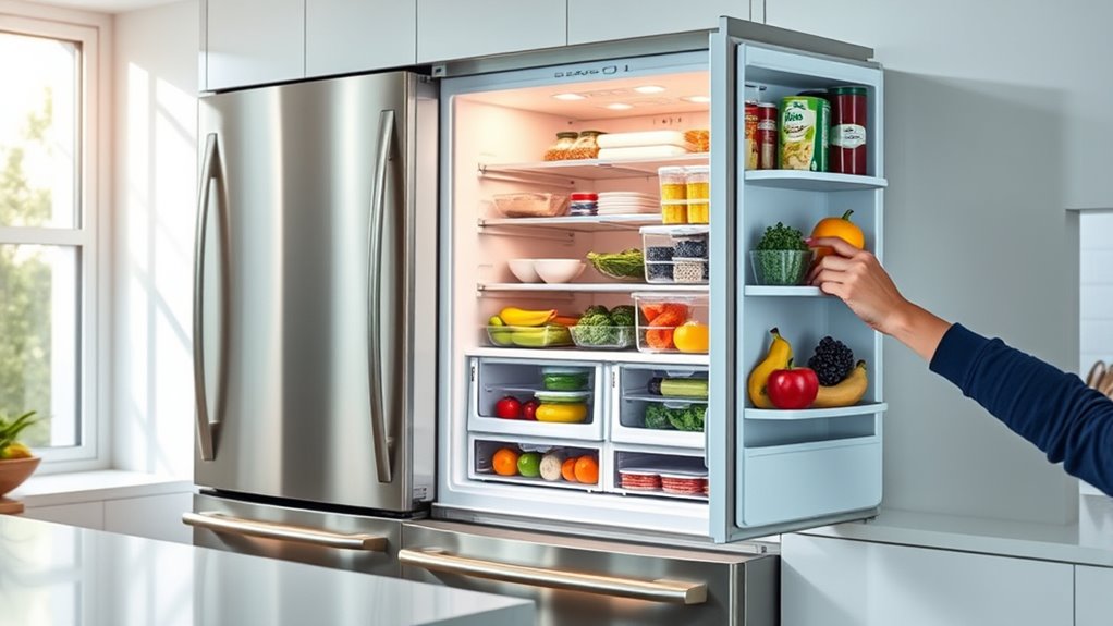 refrigerator features and style