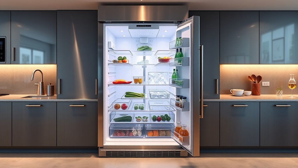 refrigerator features and style