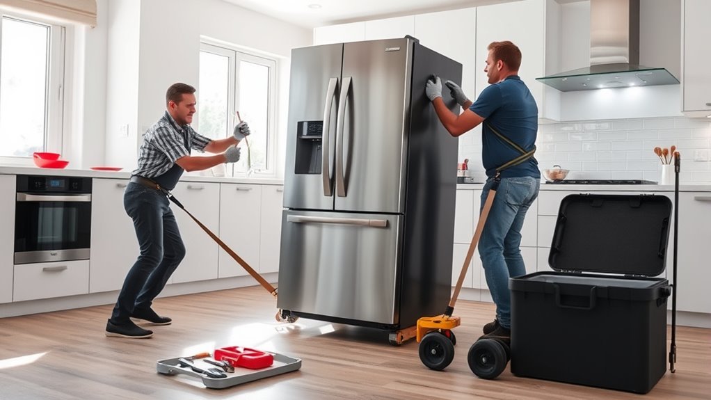 refrigerator moving safety tips