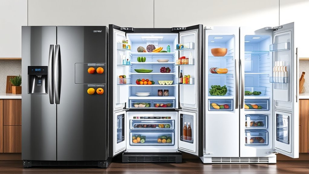 refrigerator size and efficiency