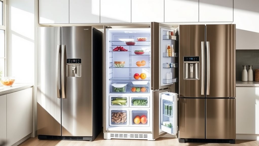 refrigerator size and efficiency