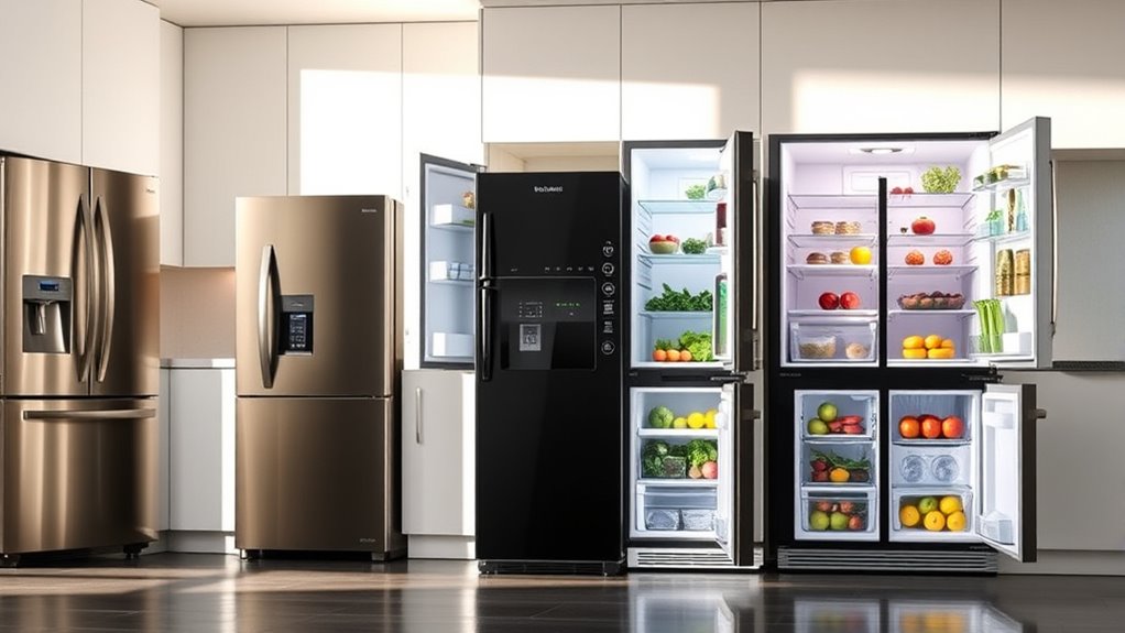 refrigerator size and features
