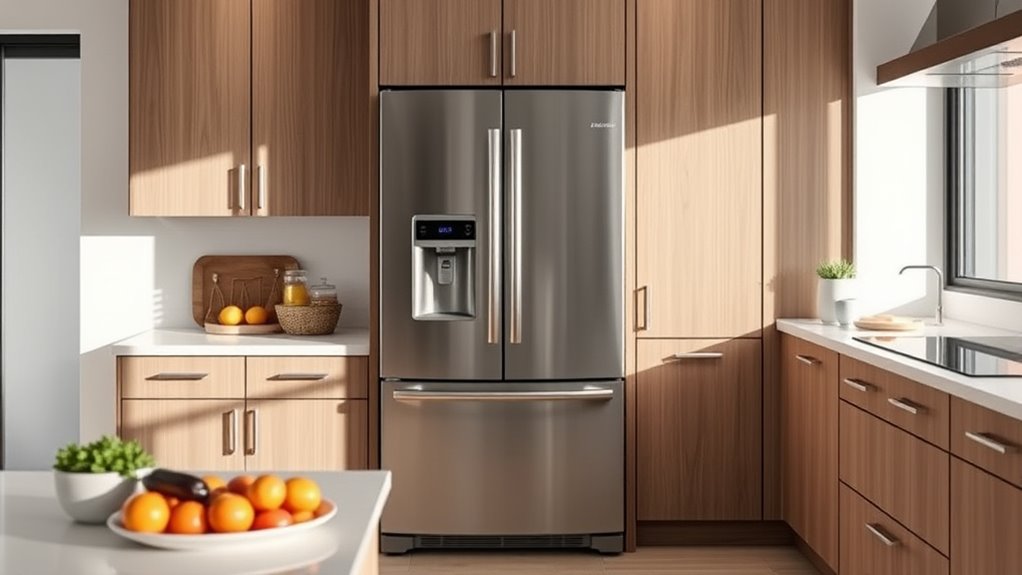 refrigerator size and features