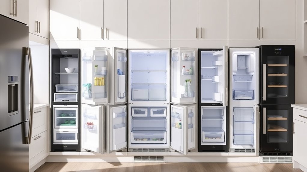 refrigerator size and features