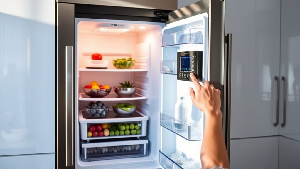 refrigerator size and features