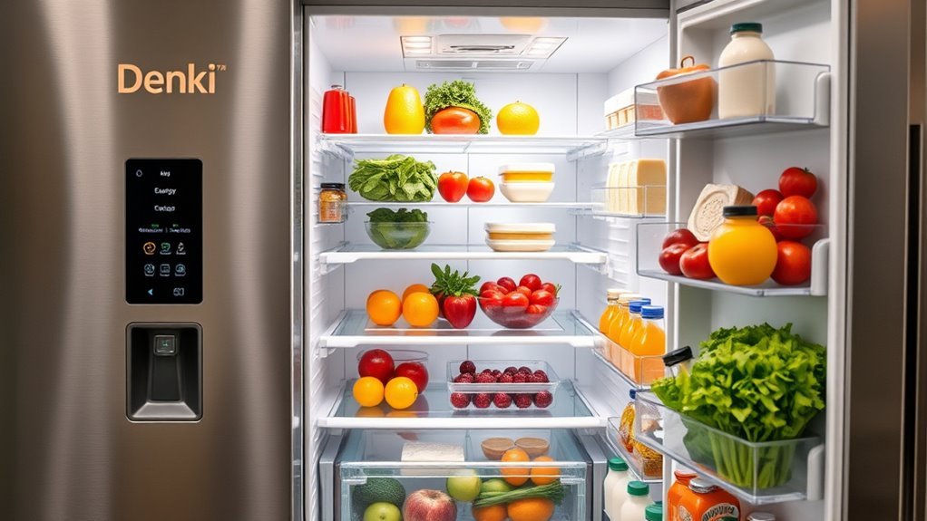 refrigerator size efficiency design