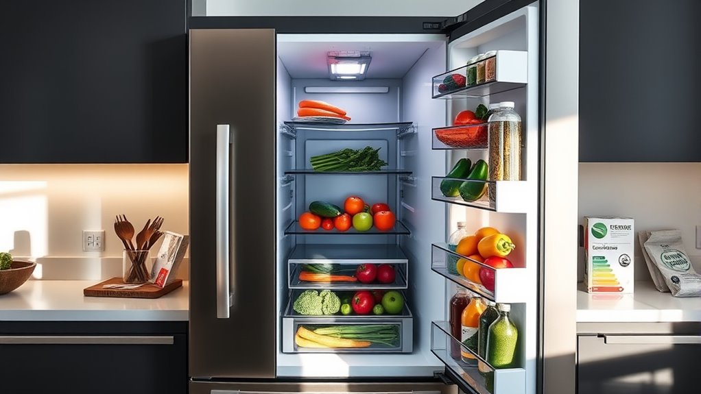 refrigerator size efficiency design