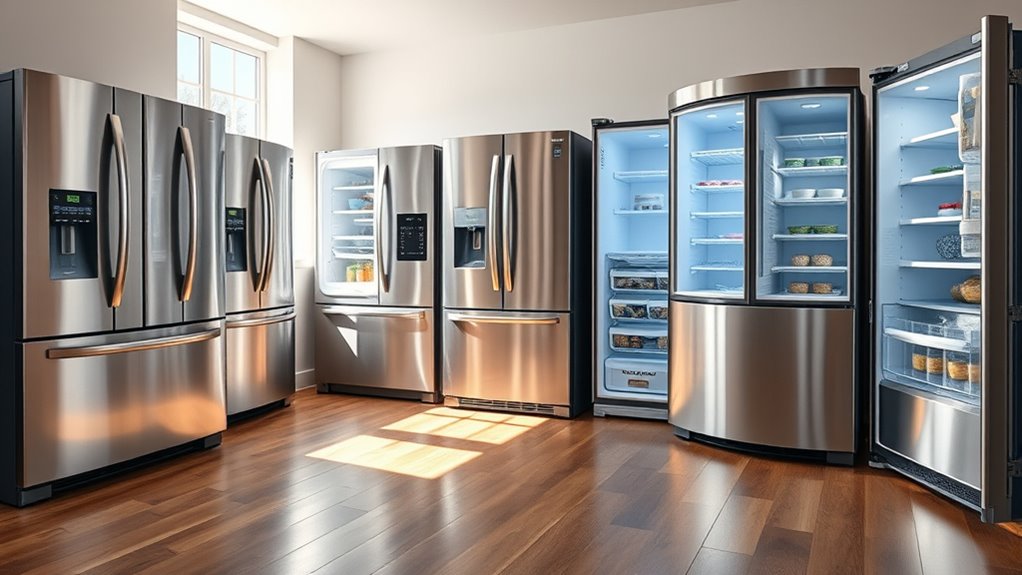 refrigerator size efficiency noise