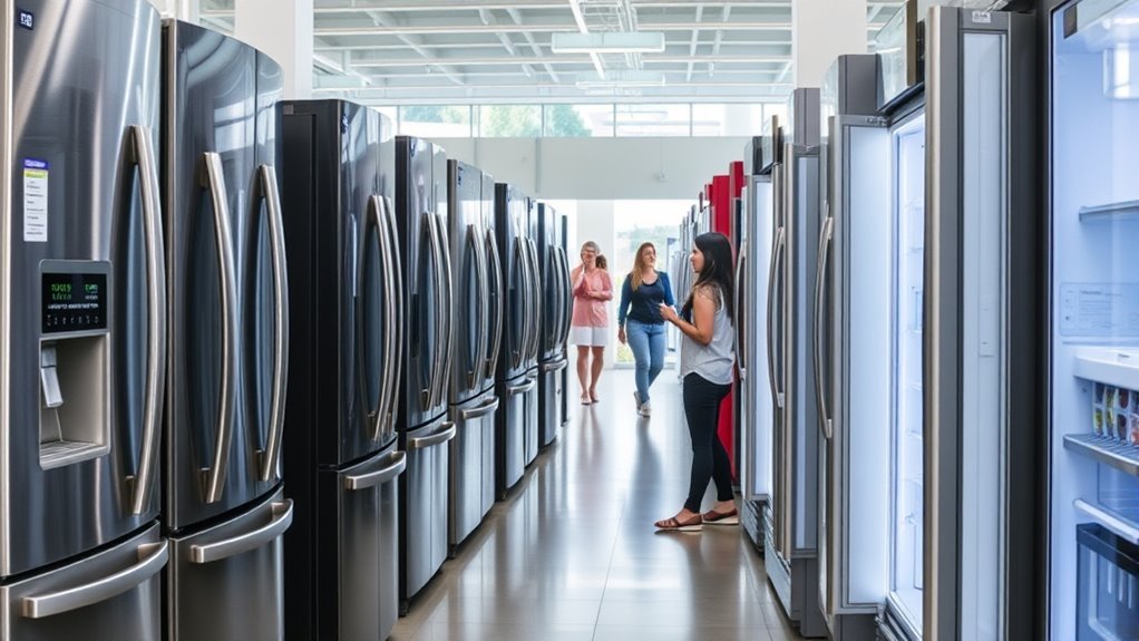 refrigerator size efficiency storage