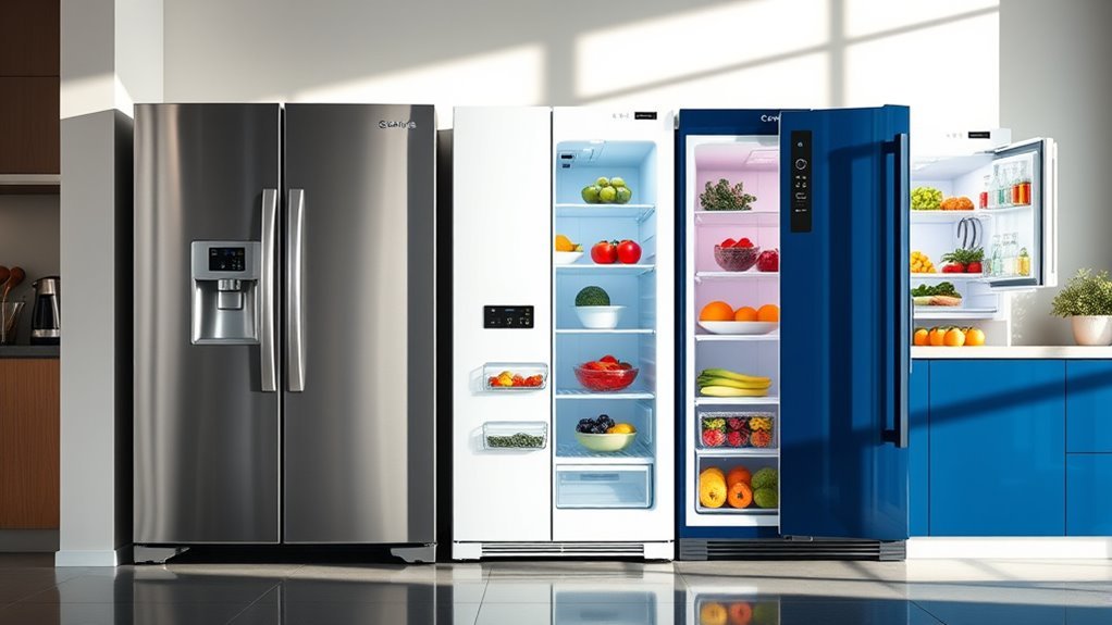 refrigerator size efficiency storage