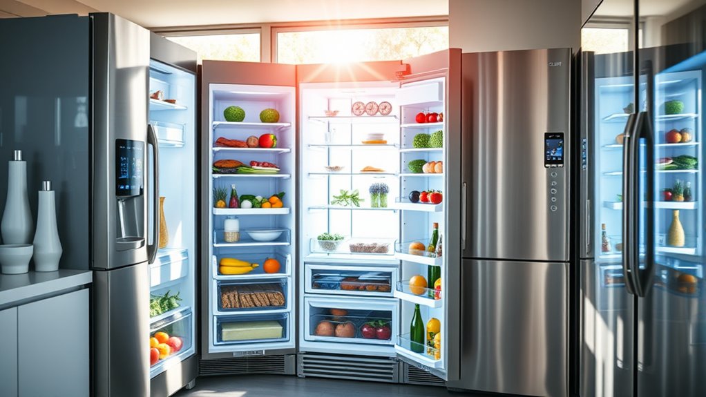 refrigerator size efficiency style