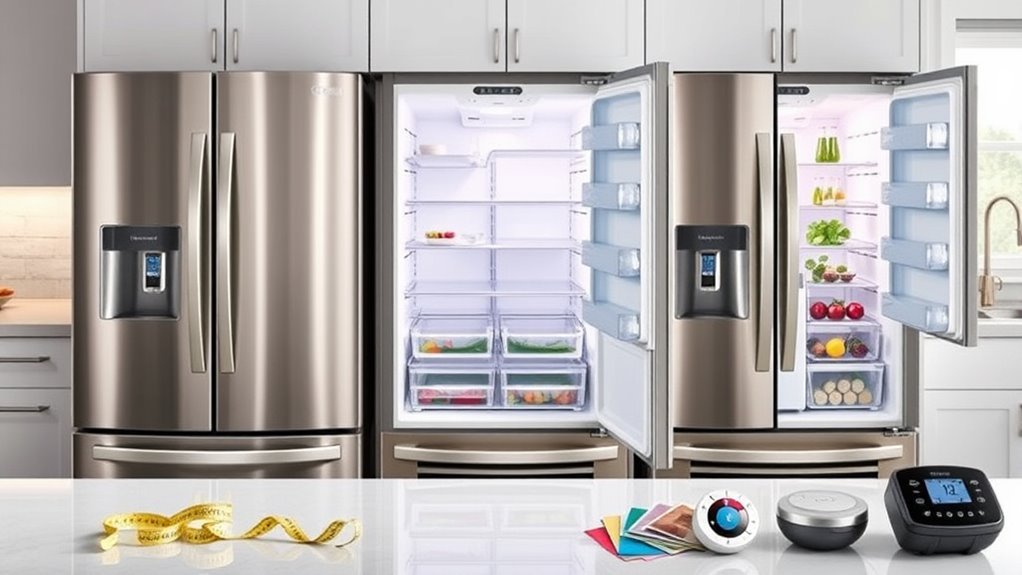 refrigerator size efficiency style