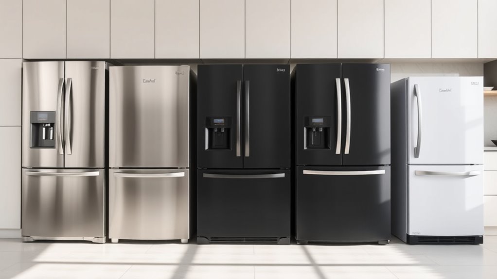 refrigerator size features efficiency
