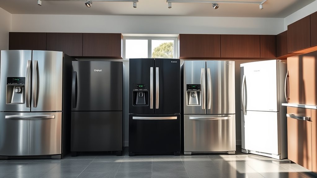 refrigerator size features efficiency