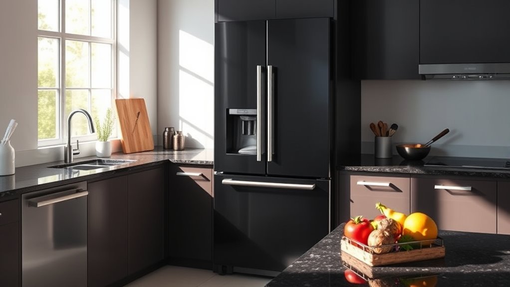 refrigerator size features style