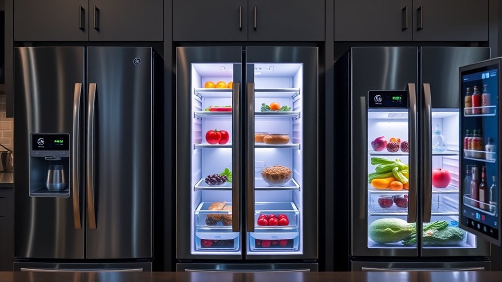 refrigerator size features style