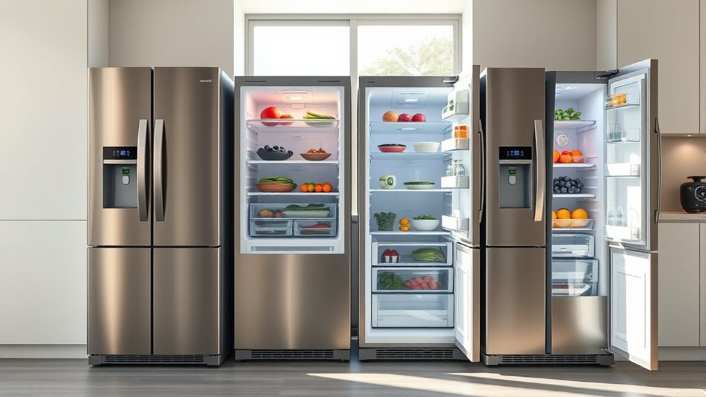 refrigerators for left handed