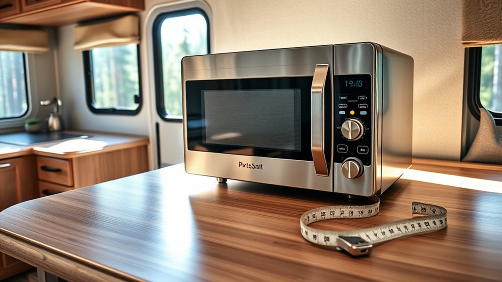 rv microwave size and features