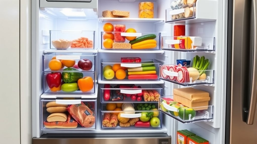 safe fitting transparent drawers