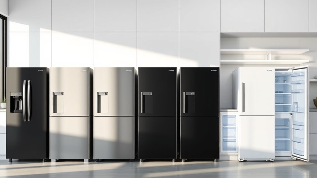 slim space saving refrigerators