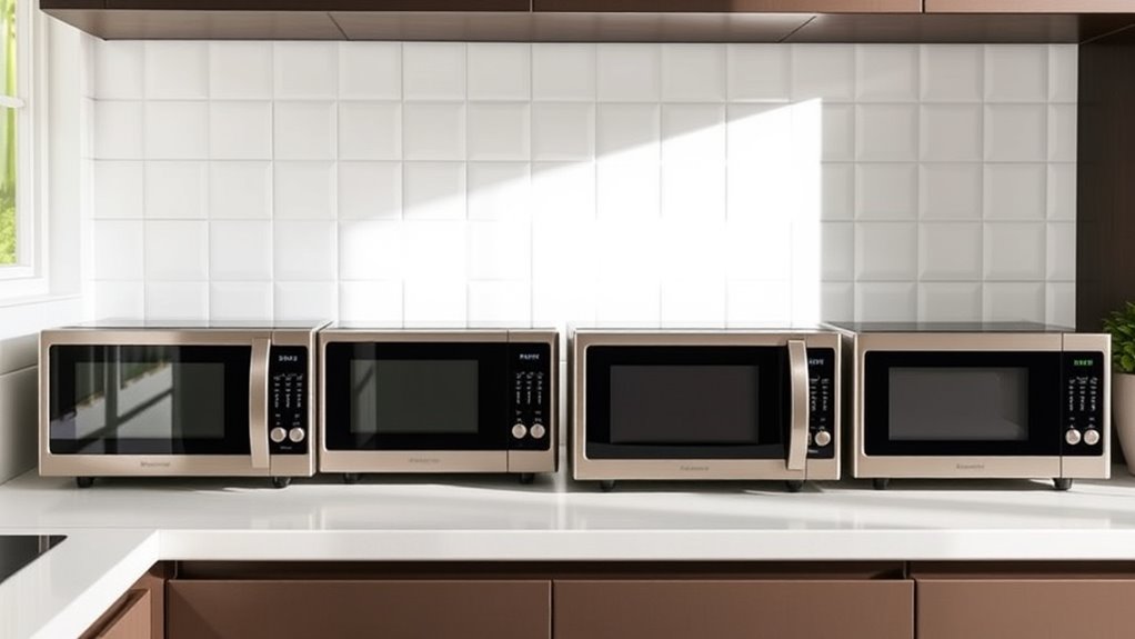 small kitchen microwave options
