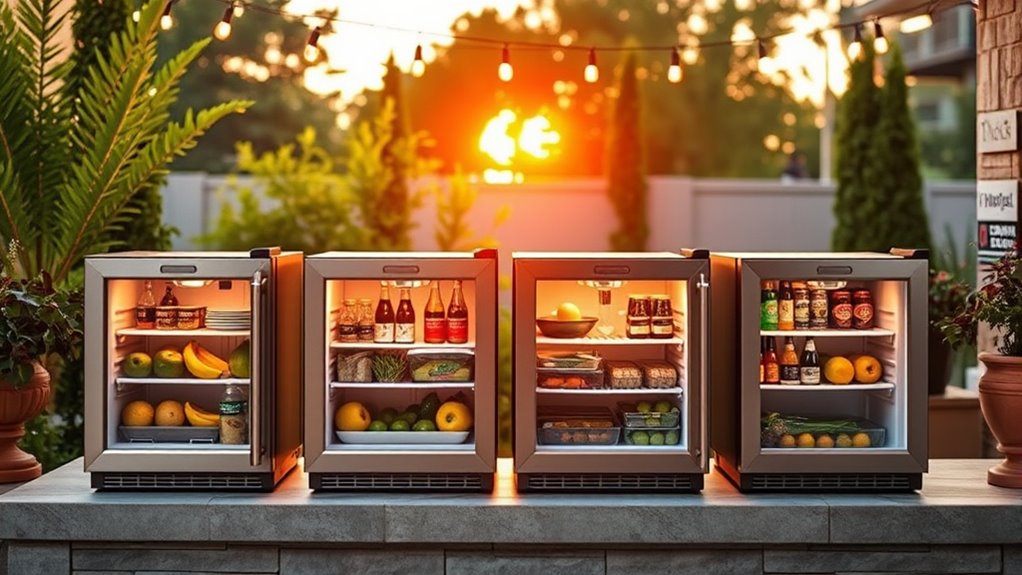 top 20 inch outdoor refrigerators