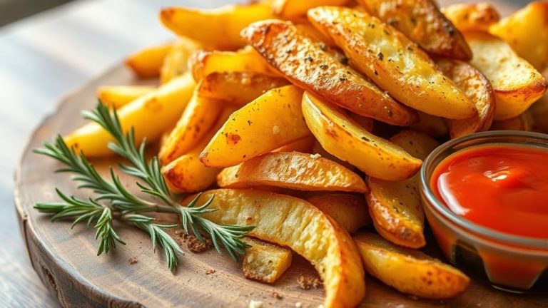top air fryer potato wedges