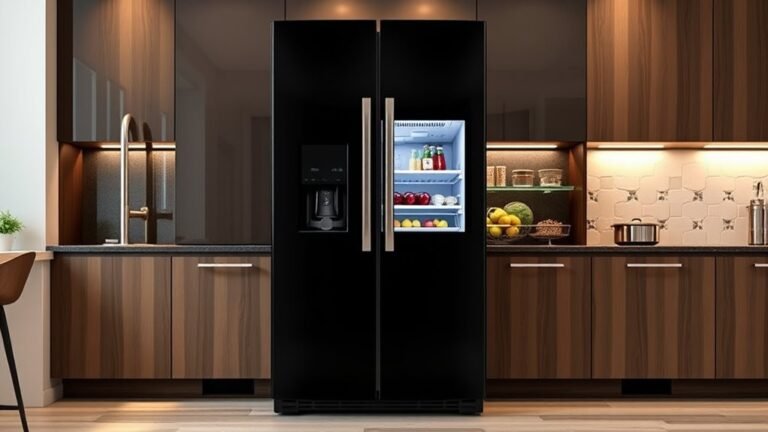 top black french door refrigerators