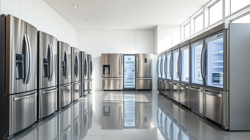 top bottom freezer fridges