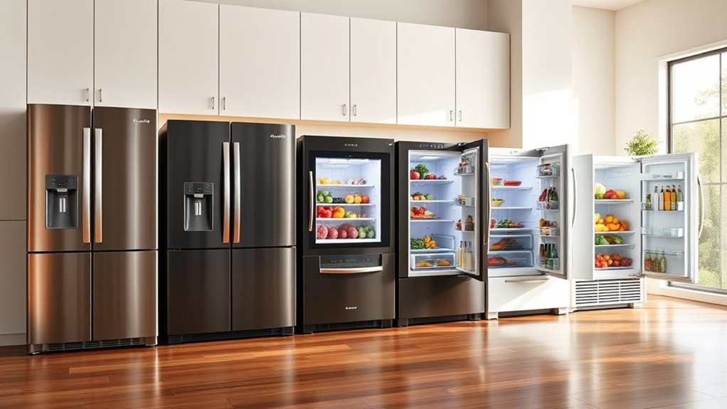 top bottom freezer refrigerators