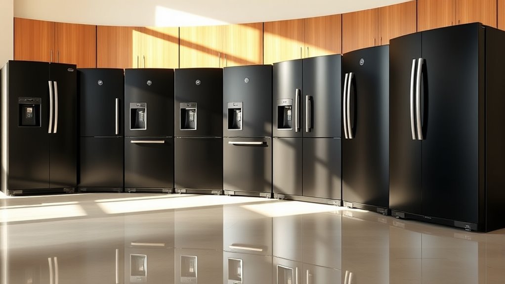 top budget black refrigerators