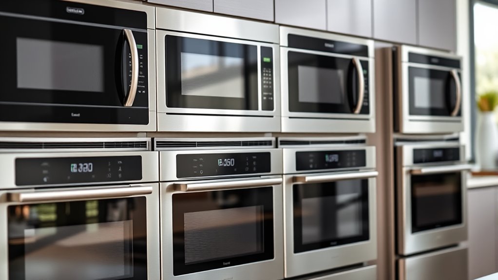 top built in combo microwaves